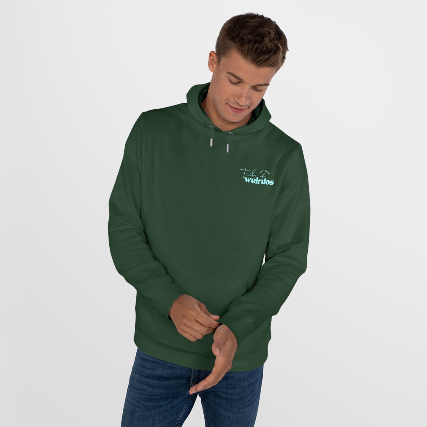 Weirdo Smiley Sweatshirt - GREEN