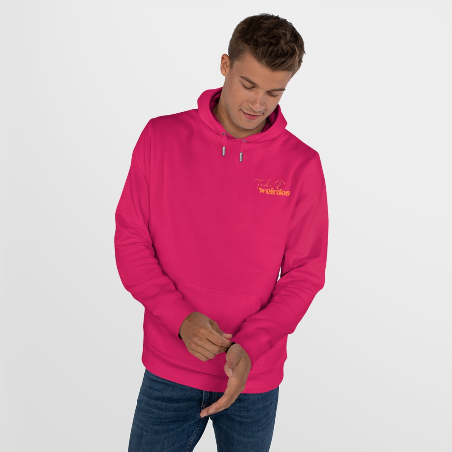 Weirdo Smiley Sweatshirt - PINK