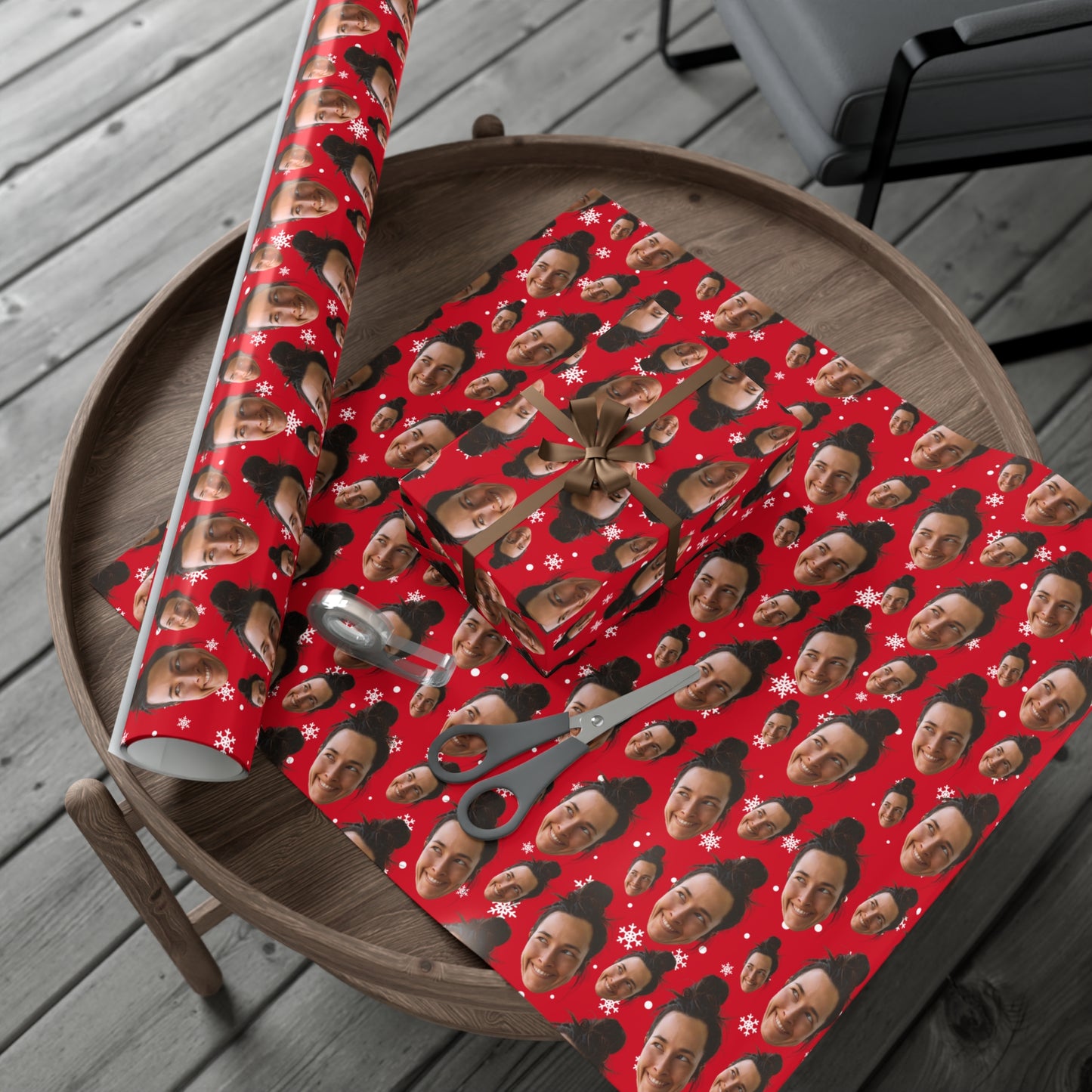 The Face Wrapping Paper
