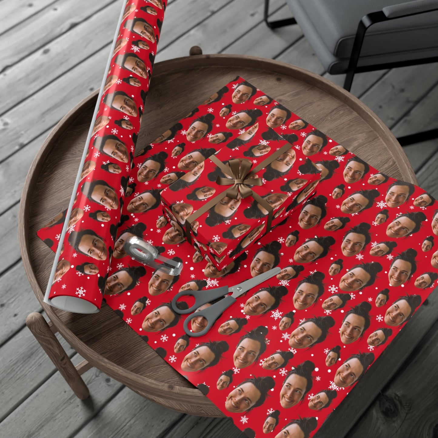 The Face Wrapping Paper